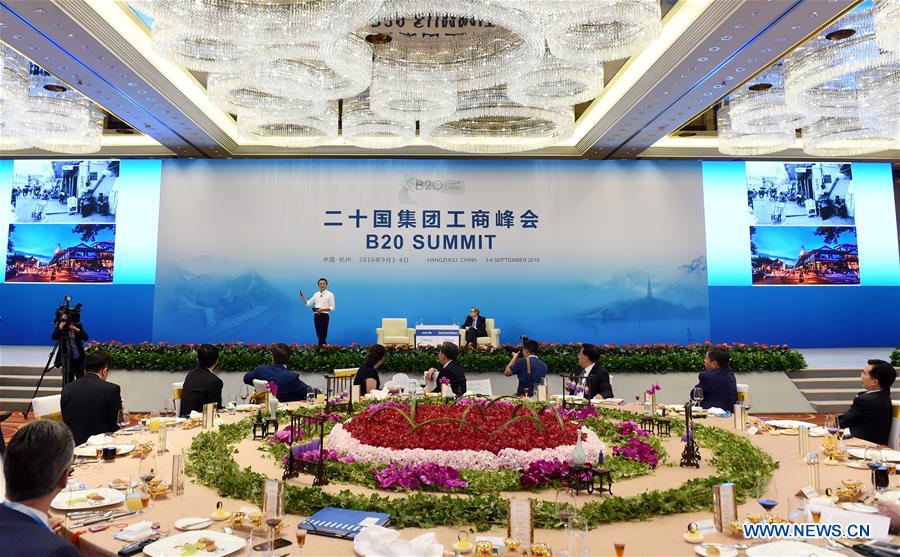 (G20 SUMMIT)CHINA-HANGZHOU-B20-BANQUET (CN)