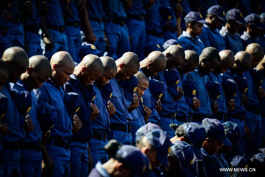 The South African Police Service (SAPS) hosted an annual commemoration here on Sunday in honor of 40 SAPS members who lost their lives in line of duty from April 1, 2015 to 31 March 31, 2016.