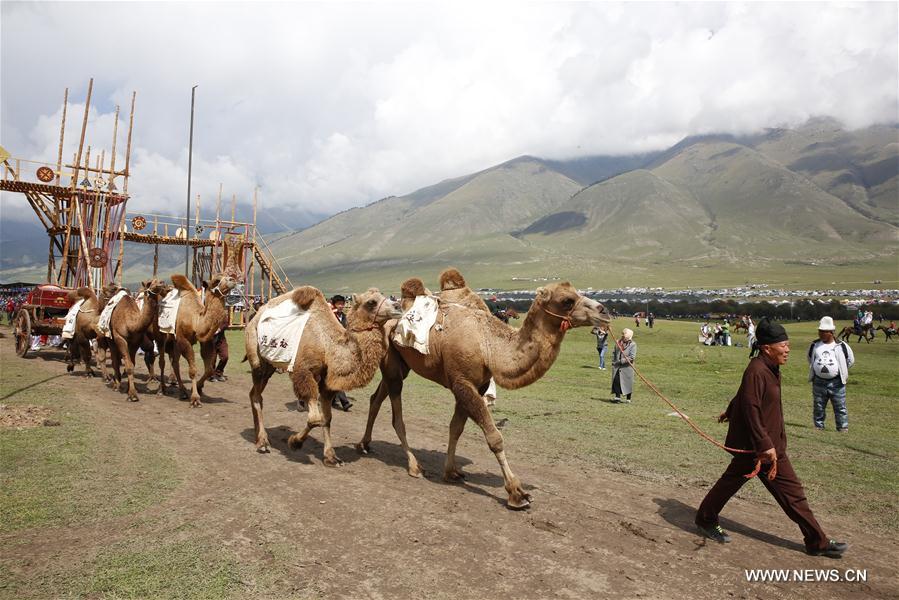 The Second World Nomad Games, from Sept. 3 to 8 will be attended by around 500 athletes in 26 sports. (Xinhua/Roman Gainanov)