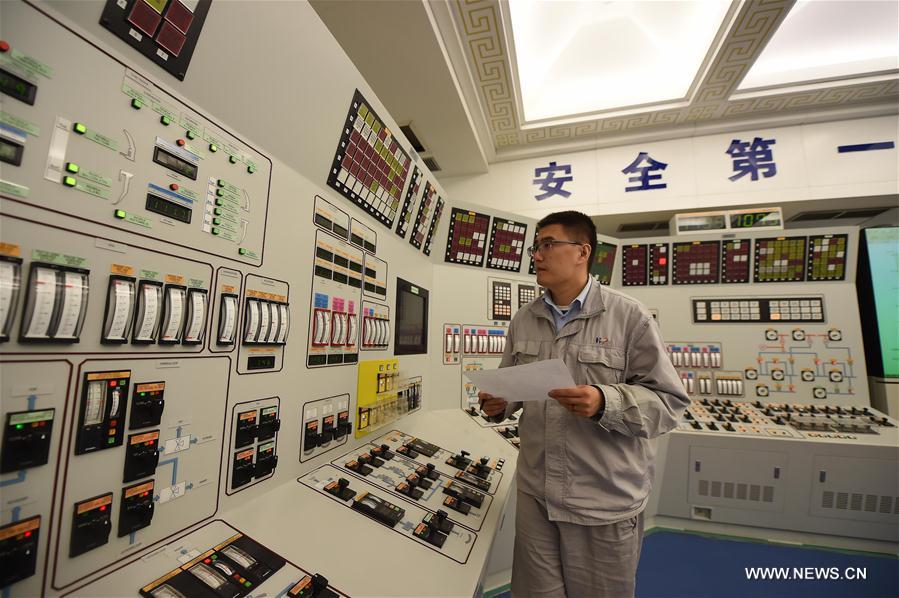  The first phase of the Hongyanhe Nuclear Power Station project, the first nuclear power plant in northeast China, is completed, authorities announced Tuesday. (Xinhua/Pan Yulong) 