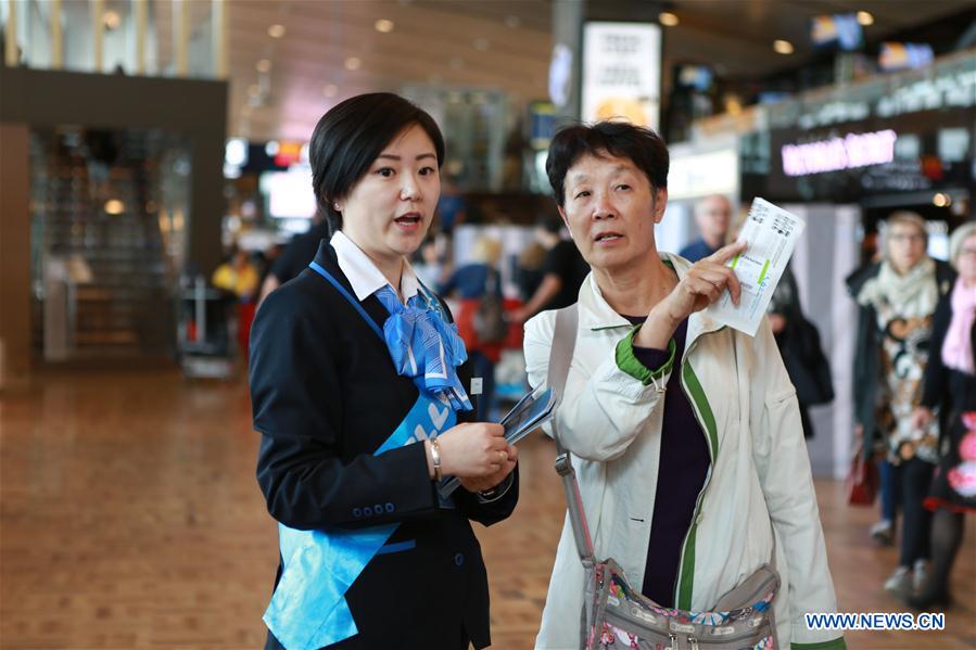 FINLAND-HELSINKI AIRPORT-SERVICE FOR CHINESE