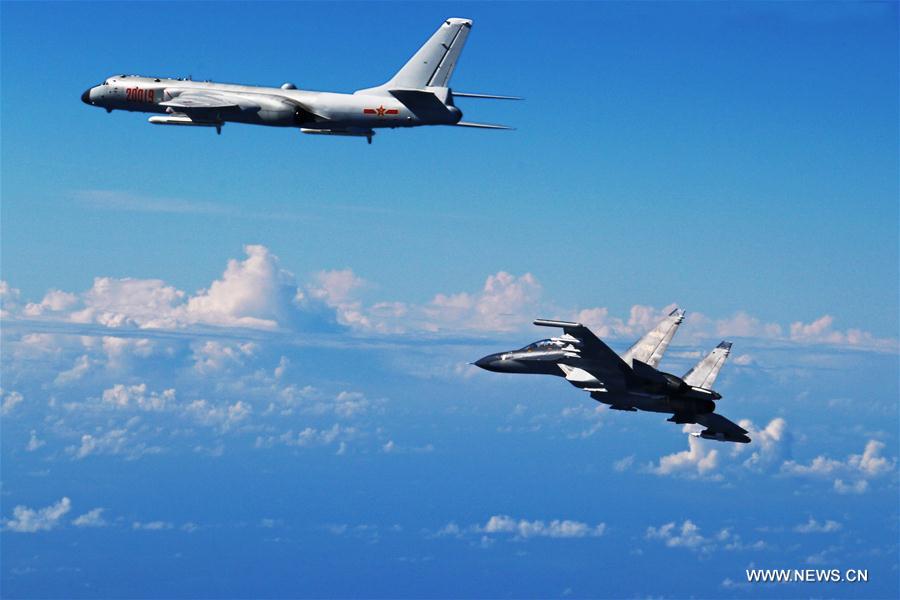 The Chinese Air Force on Sunday sent more than 40 aircraft of various types to the West Pacific, via the Miyako Strait, for a routine drill on the high seas, a spokesperson said. Bombers and fighters of the PLA Air Force also conducted routine patrol in the East China Sea Air Defense Identification Zone (ADIZ). 