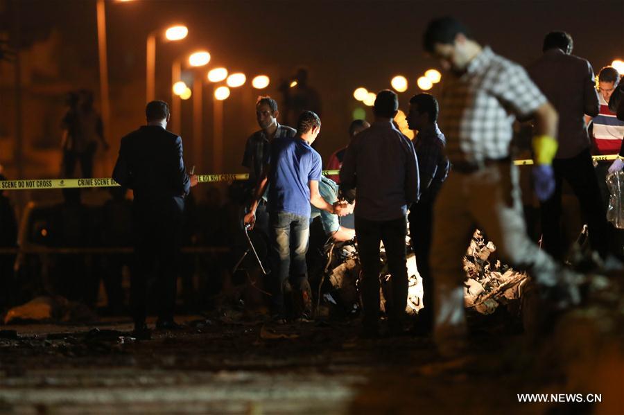 Egypt's interior ministry said the car bomb exploded as the top prosecutor-general's deputy Zakaria Abd El-Aziz was passing in a convoy in the First Settlement area of New Cairo. 