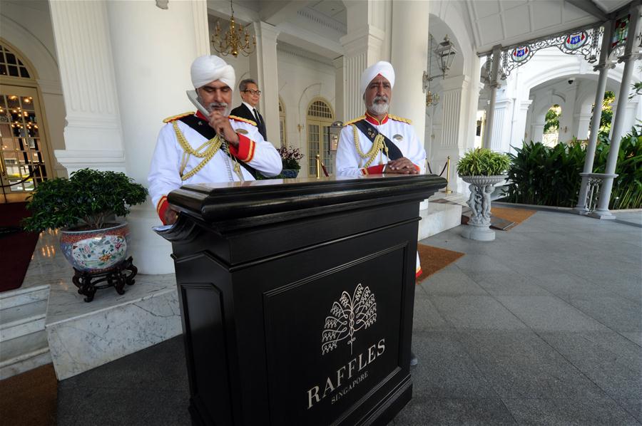 SINGAPORE-RAFFLES HOTEL-RESTORATION