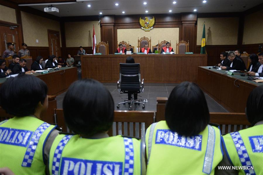 The Central Jakarta District Court sentenced Jessica Kumala Wongso, 28, to 20 years in prison on Thursday after finding her guilty of murdering her former classmate Wayan Mirna Salihin by putting cyanide poison into Mirna's coffee in January