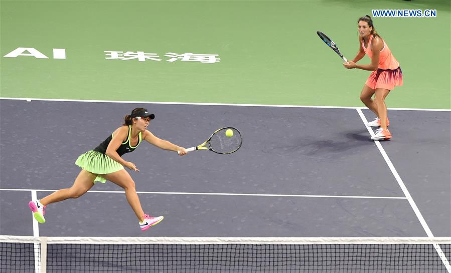 (SP)CHINA-ZHUHAI-TENNIS-WTA ELITE TROPHY(CN)