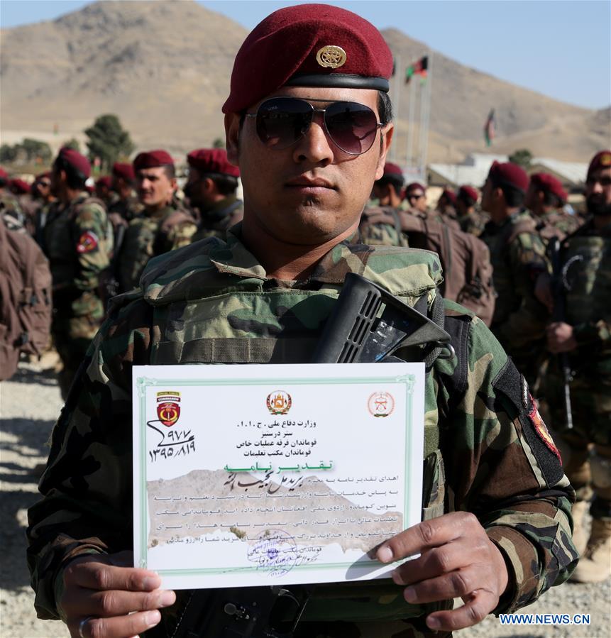 AFGHANISTAN-KABUL-SPECIAL FORCES-GRADUATION