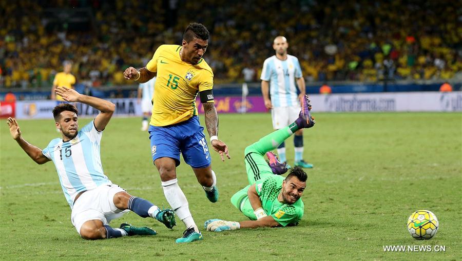 2018 World Cup qualifier: Brazil beats Argentin
