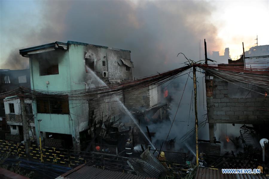 PHILIPPINES-QUEZON CITY-FIRE