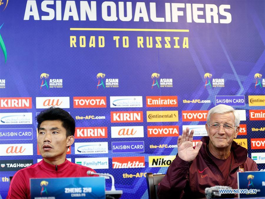 (SP)CHINA-KUNMING-SOCCER-FIFA WORLD CUP-ASIAN QUALIFIERS-CHN VS QAR-PRESS CONFERENCE (CN)