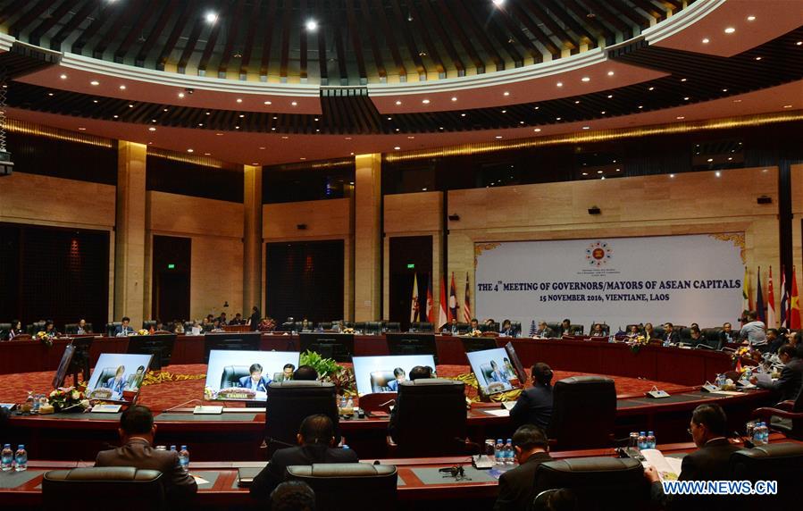 LAOS-VIENTIANE-ASEAN-MAYORS-MEETING