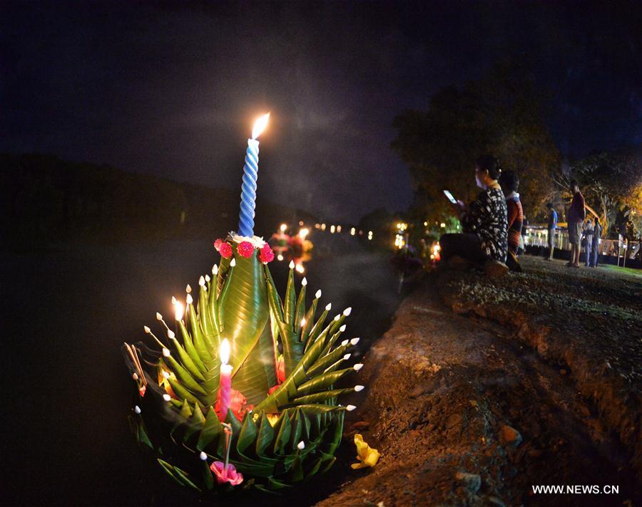 The Thailand's traditional Loi Krathong Festival or the Water Festival came on Monday with over 100 Thai people living in Brunei released water lanterns for peace and luck