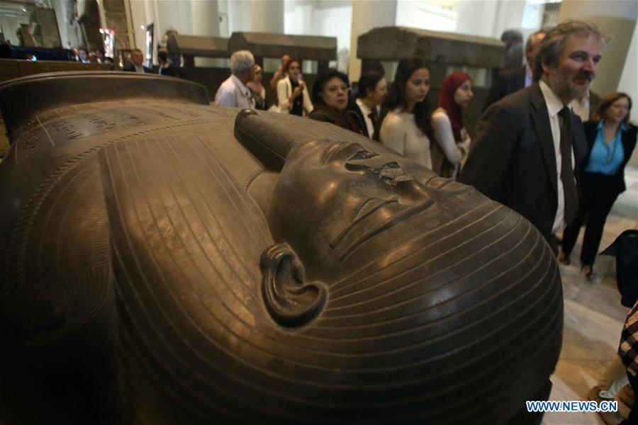 EGYPT-CAIRO-THE EGYPTIAN MUSEUM-TAHRIR SQUARE-BUILDING-114TH ANNIVERSARY