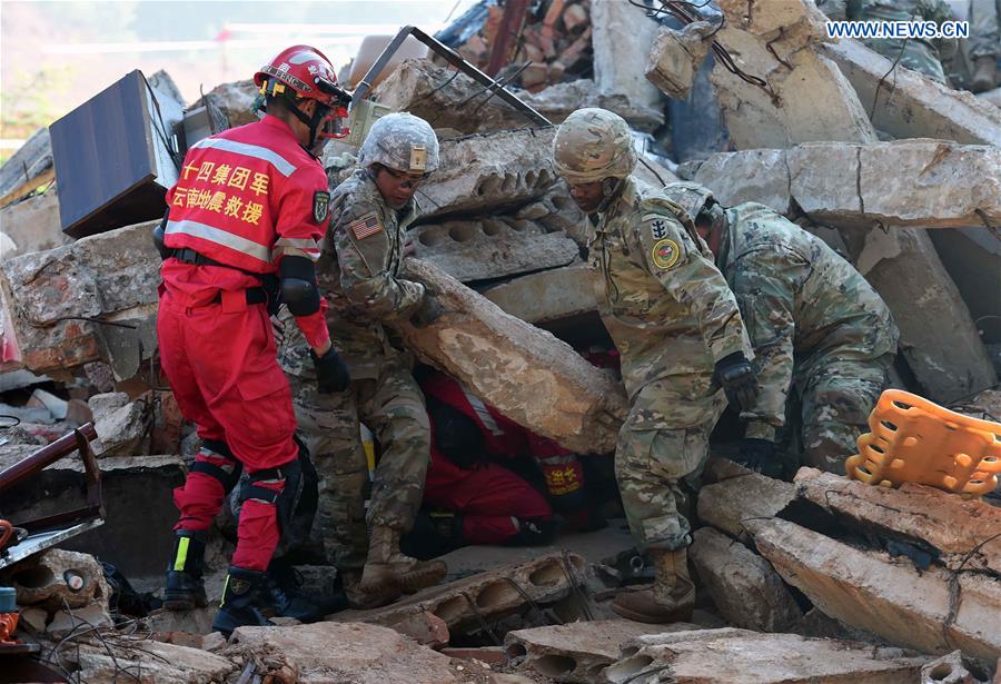 CHINA-KUNMING-US-JOINT DISASTER RELIEF DRILL (CN)