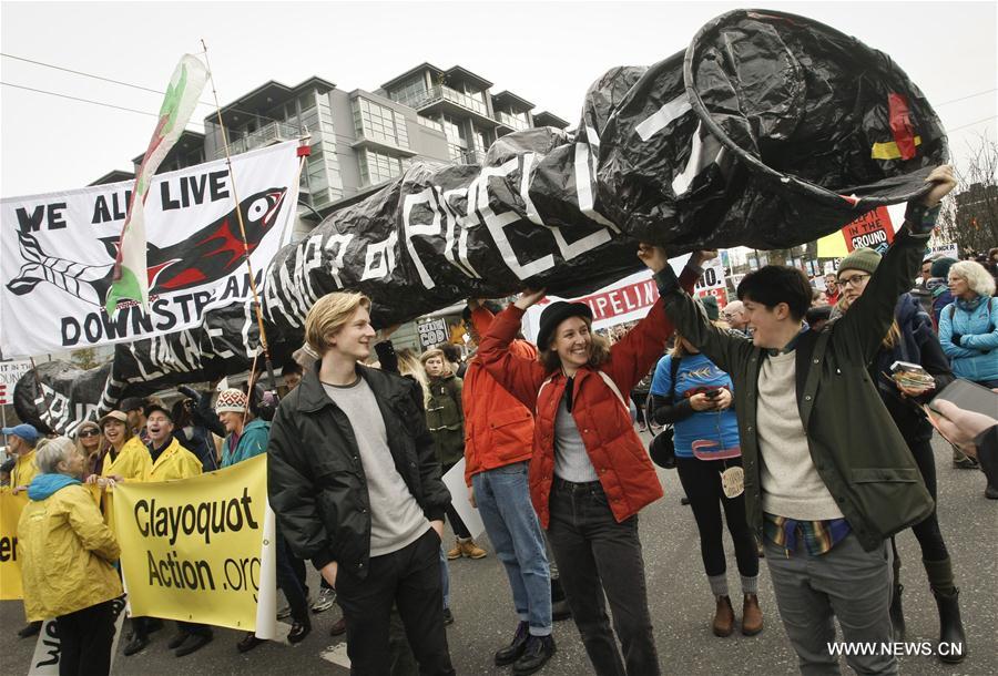 CANADA-VANCOUVER-PIPELINE EXPANSION-PROTEST