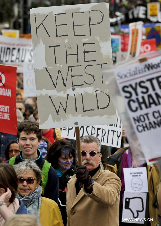 CANADA-VANCOUVER-PIPELINE EXPANSION-PROTEST