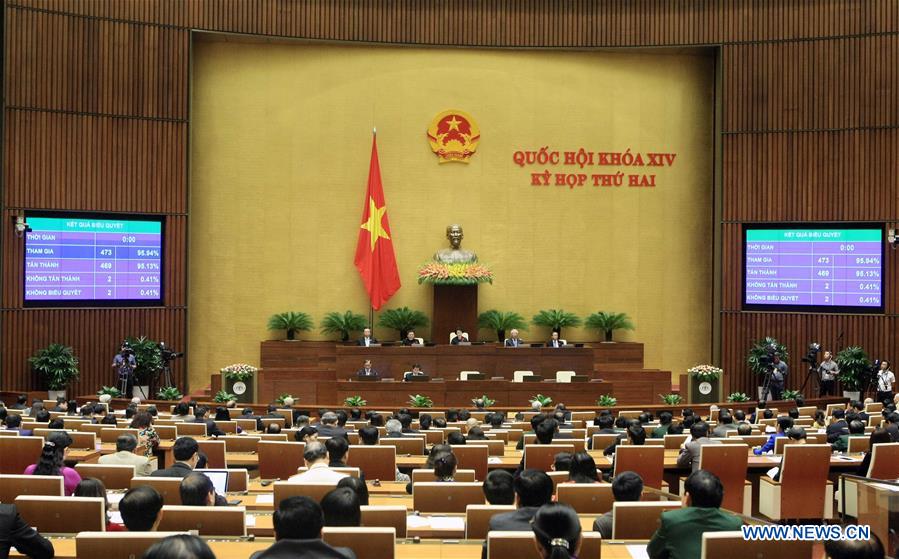 VIETNAM-HANOI-14TH NATIONAL ASSEMBLY-CLOSING CEREMONY  