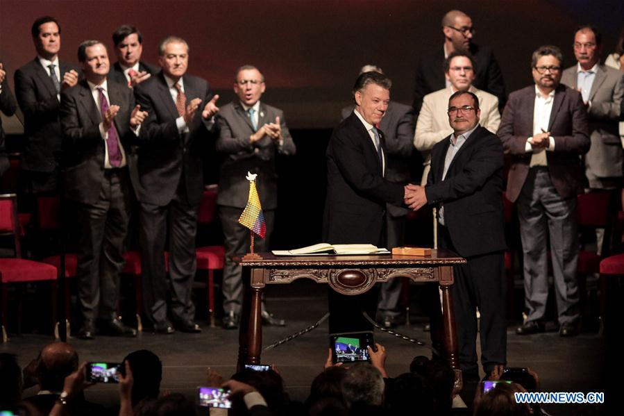 COLOMBIA-BOGOTA-GOVERNMENT-FARC-REVISED PEACE AGREEMENT-SIGNING