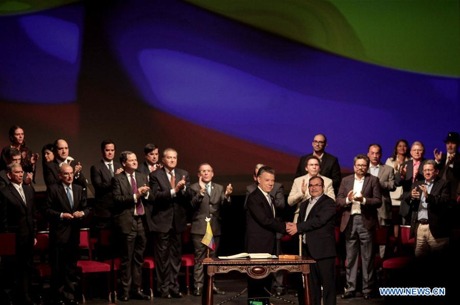 COLOMBIA-BOGOTA-GOVERNMENT-FARC-REVISED PEACE AGREEMENT-SIGNING