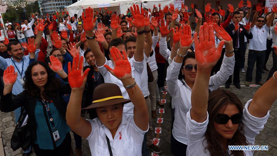 ECUADOR-QUITO-WORLD AIDS DAY