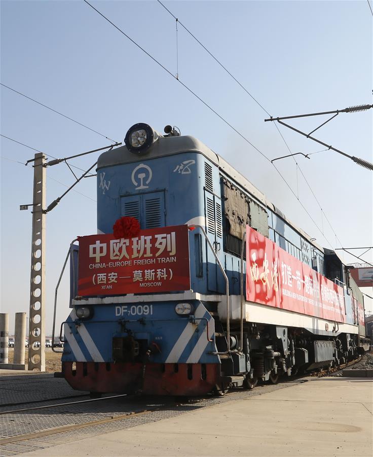 #CHINA-XI'AN-MOSCOW-FREIGHT TRAIN (CN*)
