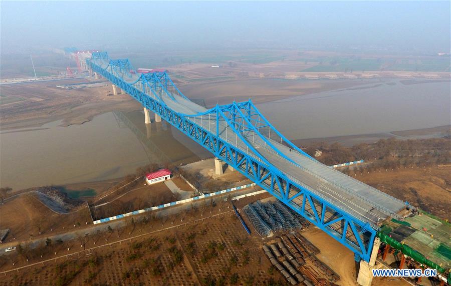 CHINA-JINAN-YELLOW RIVER-BRIDGE-CONSTRUCTION (CN)