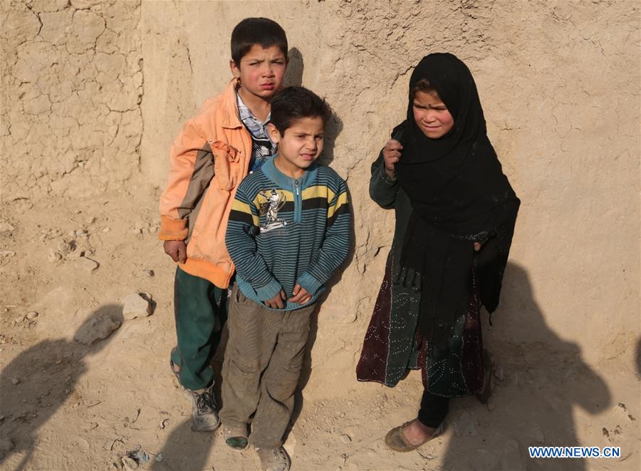 AFGHANISTAN-KABUL-DISPLACED CHILDREN