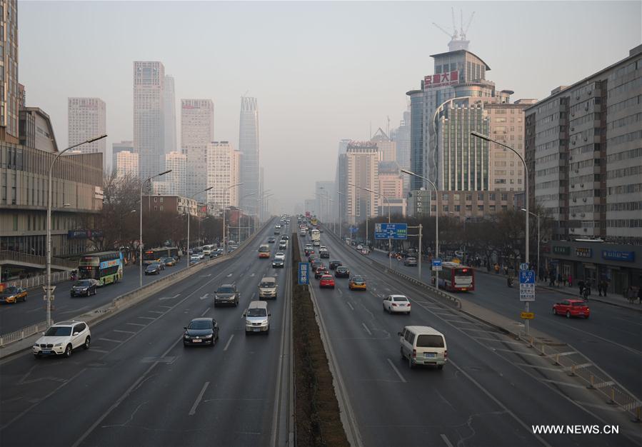 Beijing activated its first red alert for smog this winter under which the 'Odd-even' car restriction is in force, and additional public transportation has been arranged, with more buses running for longer