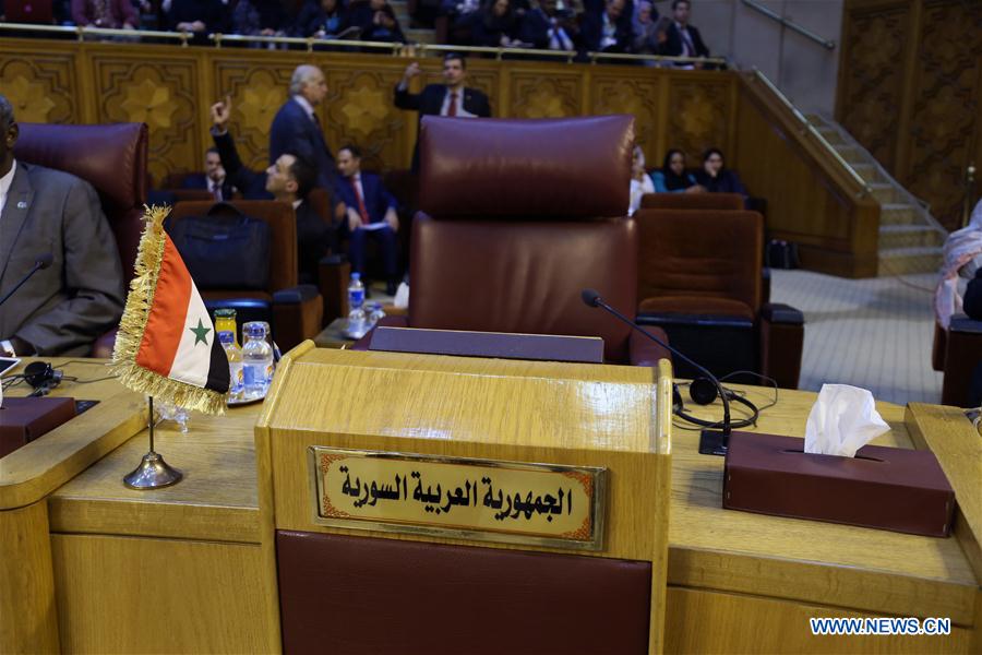 EGYPT-CAIRO-ARAB FMS' MEETING-SYRIA