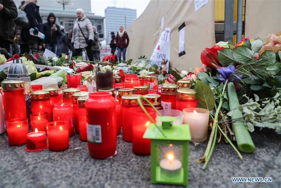 GERMANY-BERLIN-CHRISTMAS MARKET-ATTACK-MOURNING