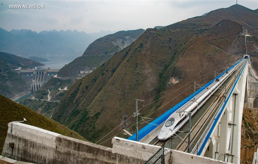 CHINA-GUIZHOU-RAILWAY-TRIAL OPERATION (CN) 
