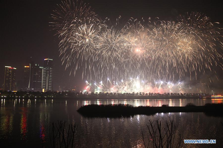 #CHINA-CHANGSHA-NEW YEAR FIREWORKS (CN)