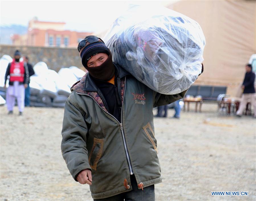 AFGHANISTAN-BAMYAN-WINTER-RELIEF ASSISTANCE