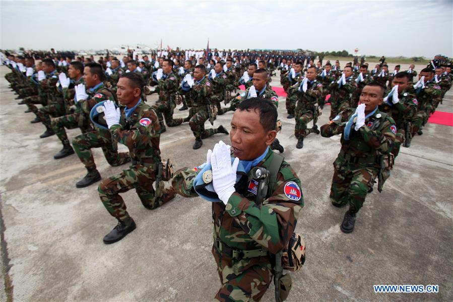 CAMBODIA-PHNOM PENH-7TH BATCH OF TROOPS-LEBANON-PEACEKEEPING MISSION 
