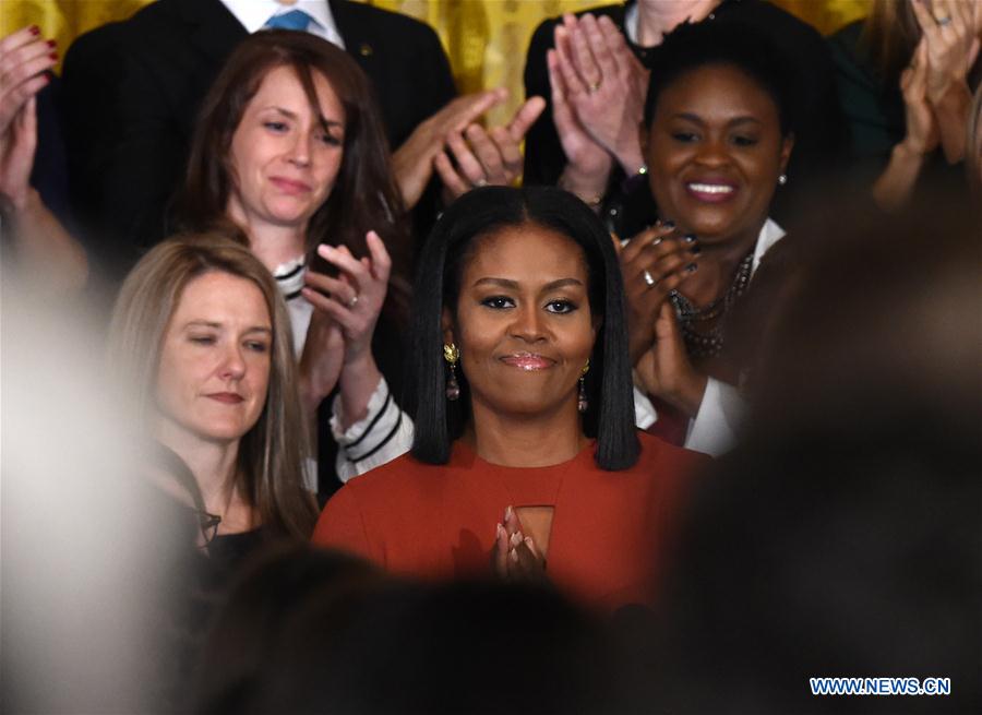 U.S.-WASHINGTON D.C.-FIRST LADY-MICHELLE OBAMA-SCHOOL COUNSELOR OF THE YEAR-FINAL SPEECH