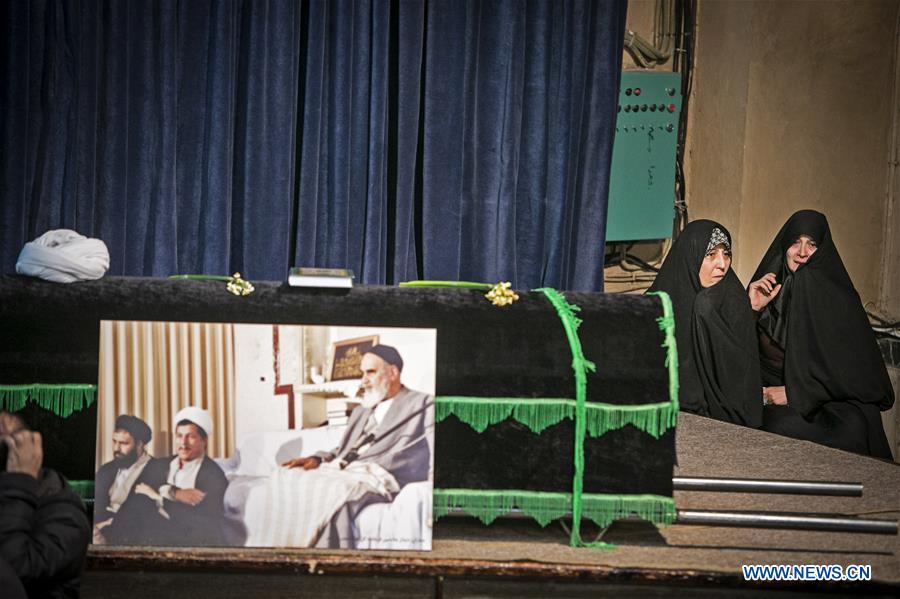 IRAN-TEHRAN-HASHEMI RAFSANJANI-MOURNING CEREMONY