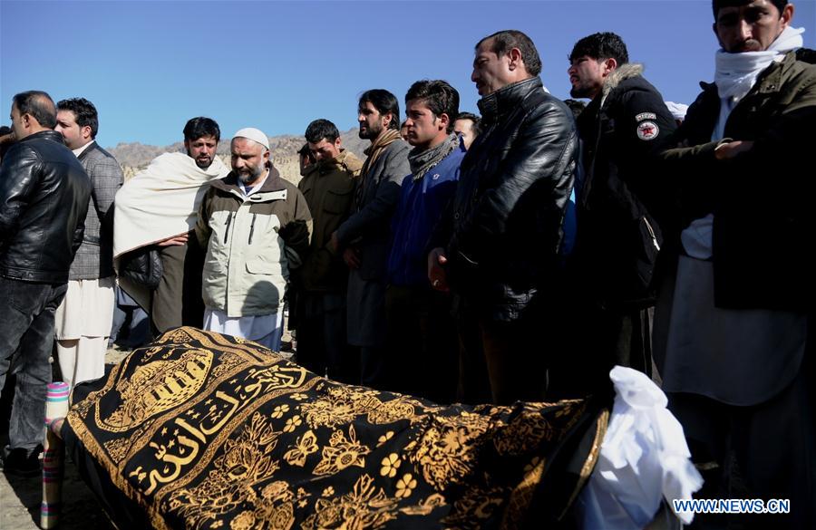 AFGHANISTAN-KABUL-ATTACK-FUNERAL CEREMONY