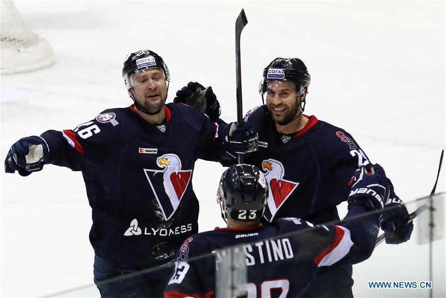 (SP)SLOVAKIA-BRATISLAVA-KONTINENTAL HOCKEY LEAGUE (KHL)-HC SLOVAN BRATISLAVA VS BARYS ASTANA