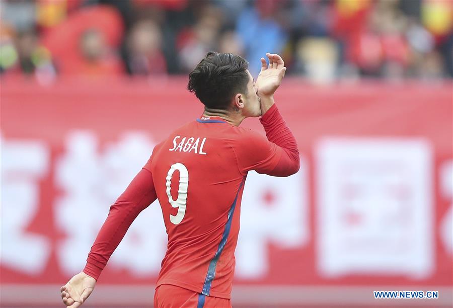 (SP)CHINA-NANNING-SOCCER-CHINA CUP-CHILE VS ICELAND