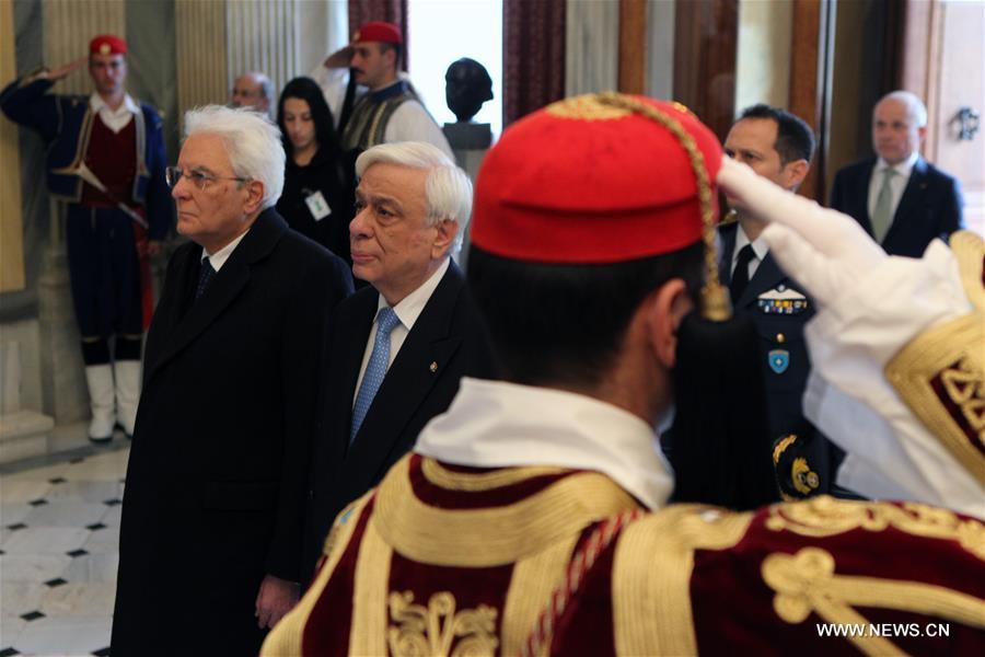 GREECE-ATHENS-ITALY-PRESIDENT-VISIT