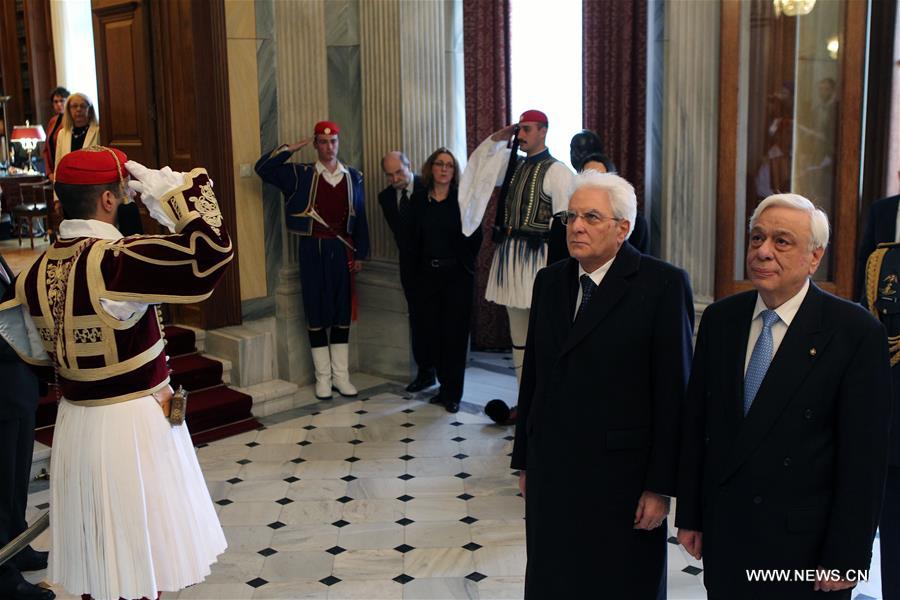 GREECE-ATHENS-ITALY-PRESIDENT-VISIT