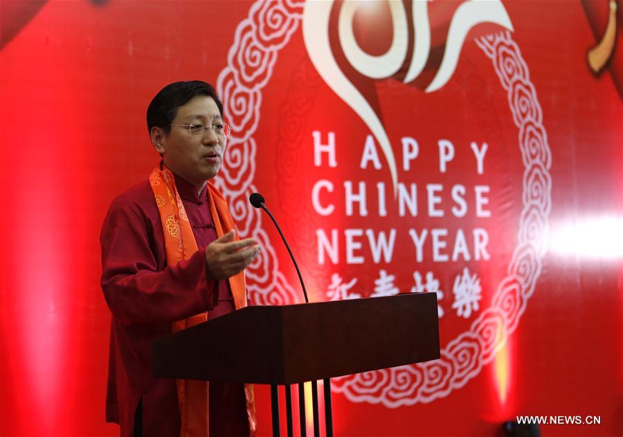 MYANMAR-YANGON-CHINA-LUNAR NEW YEAR RECEPTION