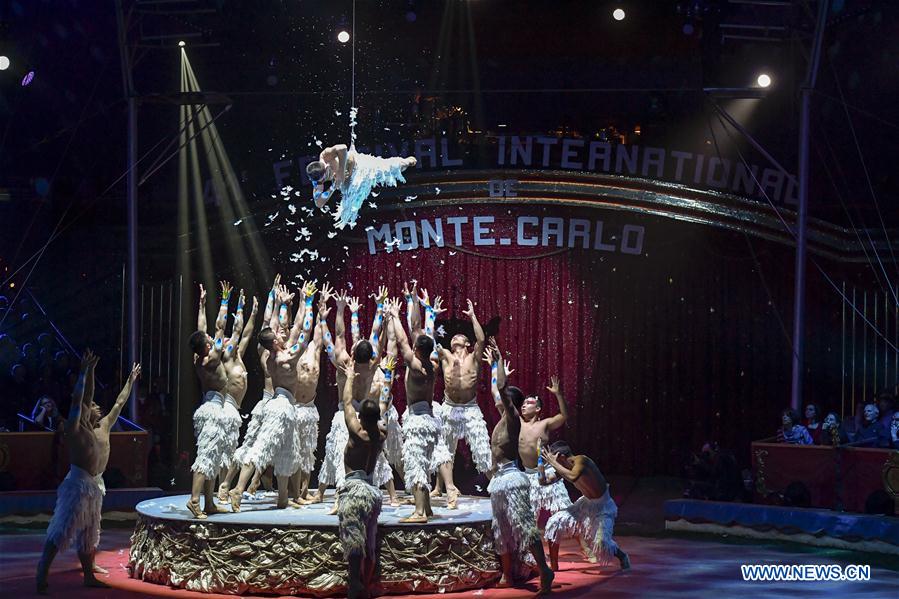 MONACO-FONTVIELLE-41ST MONTE-CARLO INTERNATIONAL CIRCUS FESTIVAL-CHINESE ACROBATICS