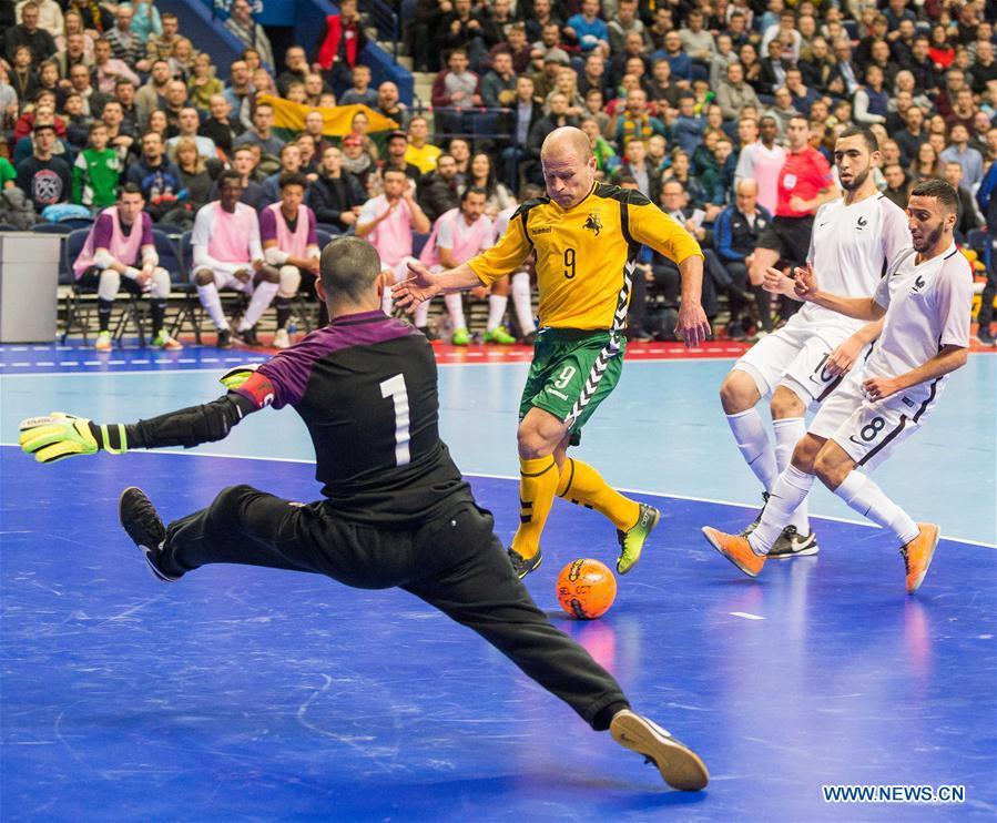 France beat Lithuania 3-1 at UEFA Futsal EUR