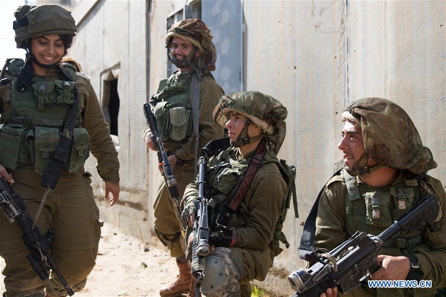 ISRAEL-BEER SHEVA-IDF-MILITARY-TRAINING EXERCISE