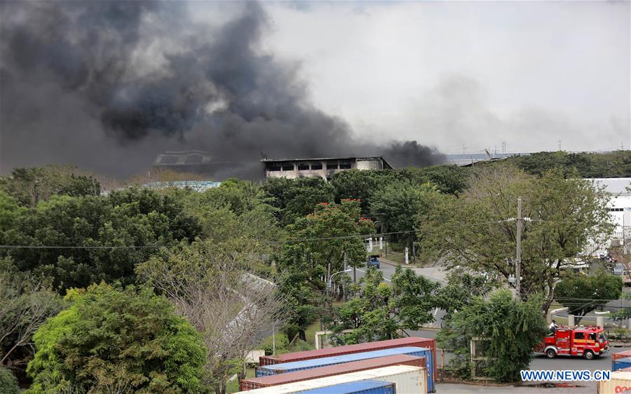 PHILIPPINES-CAVITE PROVINCE-FACTORY FIRE
