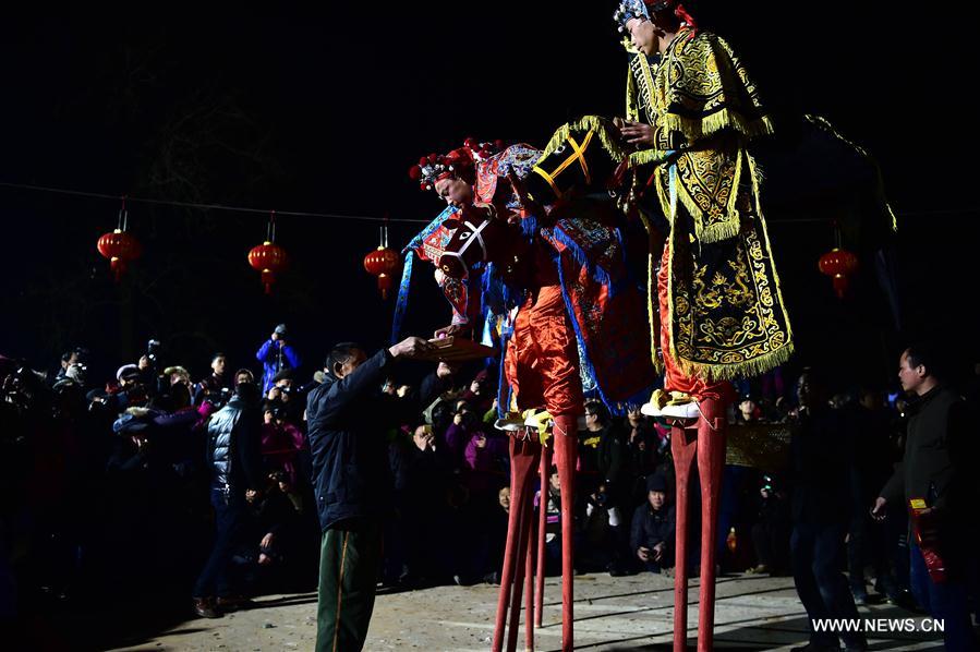 Nuo Opera is performed every year in villages of Chizhou from the seventh to the fifteenth day of the first month on Chinese lunar calendar.