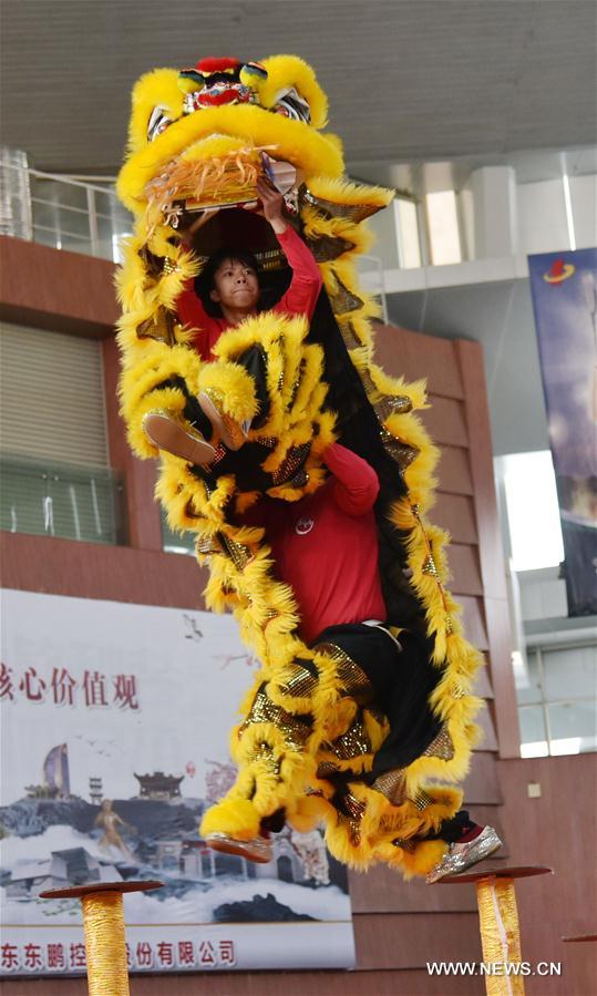 CHINA-GUANGDONG-FOSHAN-LION DANCE (CN)
