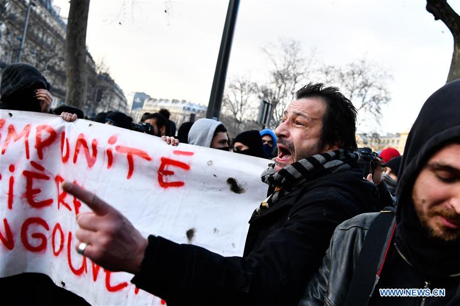 FRANCE-PARIS-DEMONSTRATION-POLICE-VIOLENCE