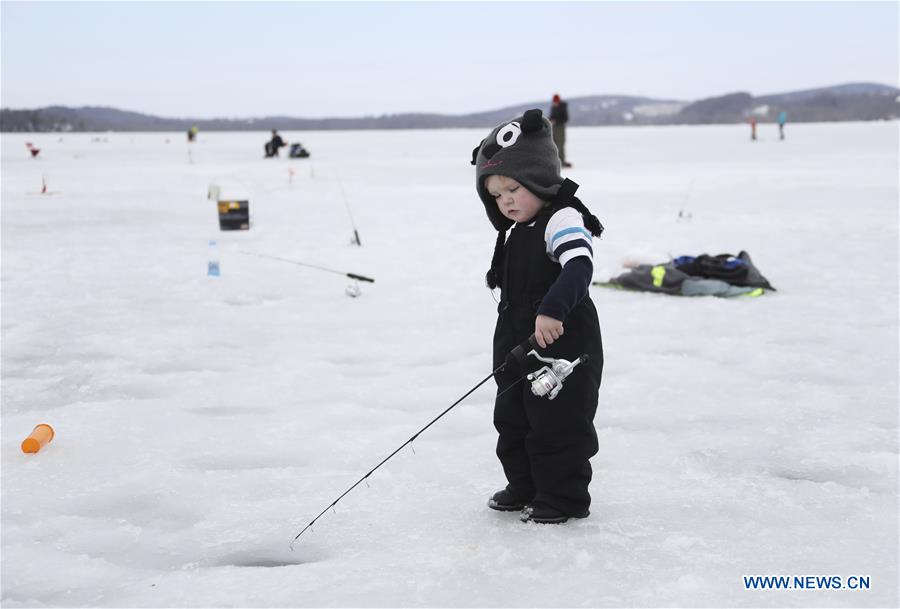 U.S.-OTSEGO-ICE FISHING
